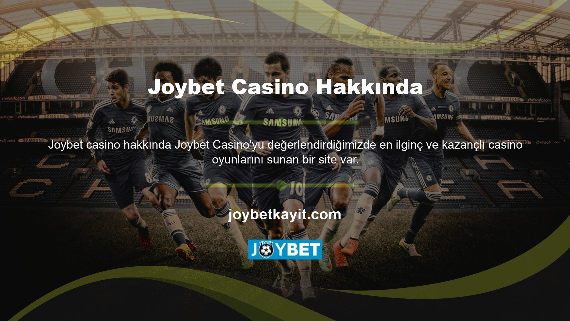 Joybet Casino dünyasında sizi neler bekliyor! 5 farklı kategoride en ünlü canlı casinoları ve oyunları deneyimleyerek gelirinizi artırın ve sorunsuz ve hızlı ödemeler alın
